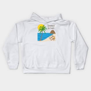 Tropical design, Dreaming of the Tropics Kids Hoodie